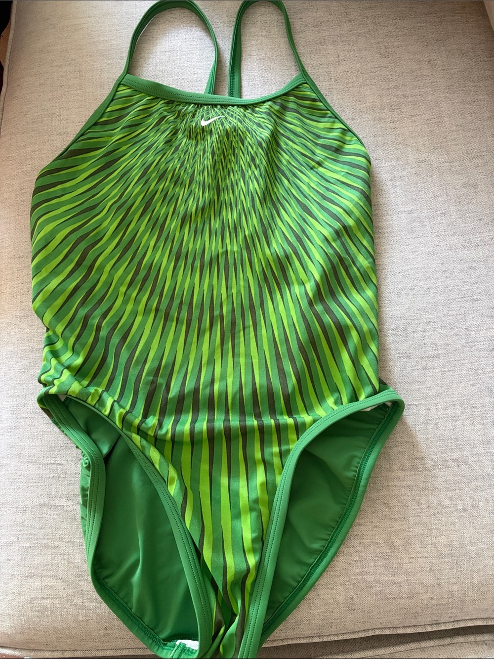 Nike Green color burst adult One-Piece Swimsuit Ironman